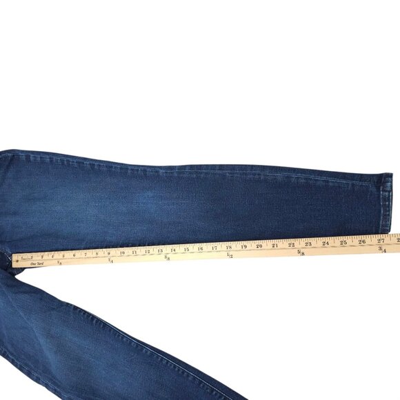 Loft Legging Jean Mid Rise Womens Size 29/8 Stretch Dark Wash Denim - Picture 5 of 15
